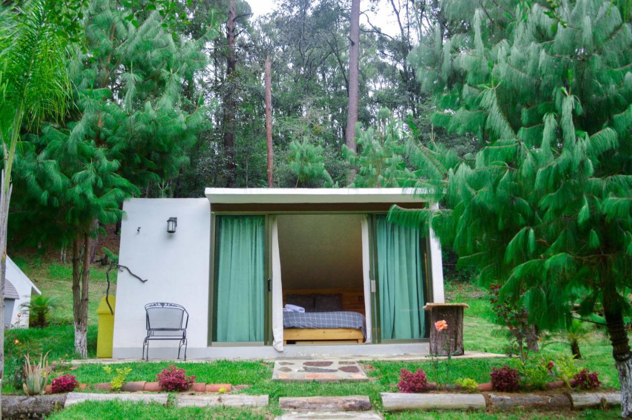 Romanticas Cabanas En Bosque Acaxochitlán Exteriör bild